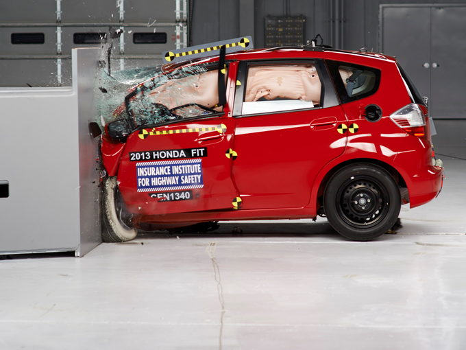 Only one small car passes tough crash test