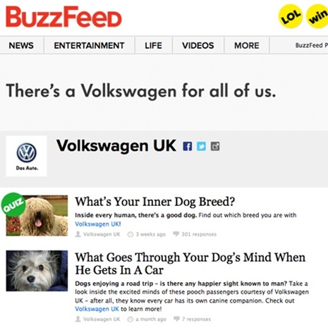 BuzzFeed Volkswagen